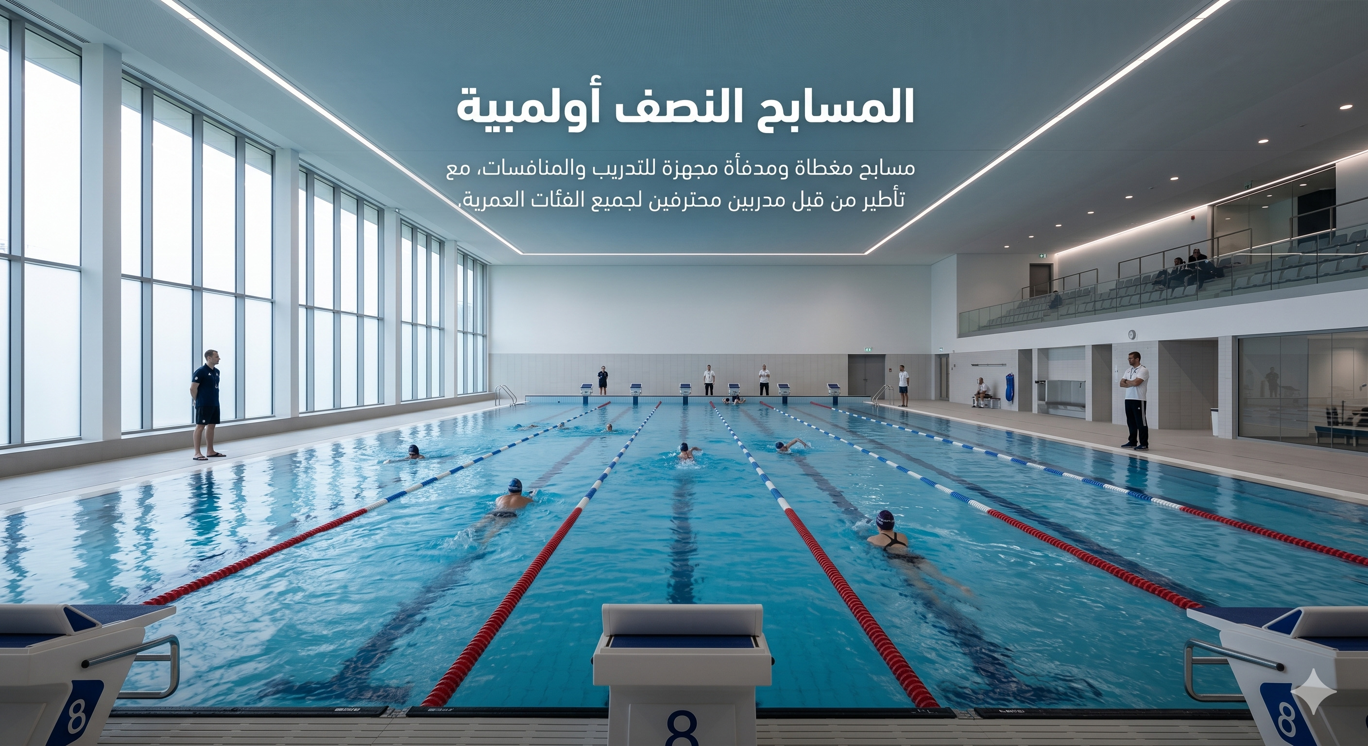 المسابح النصف أولمبية